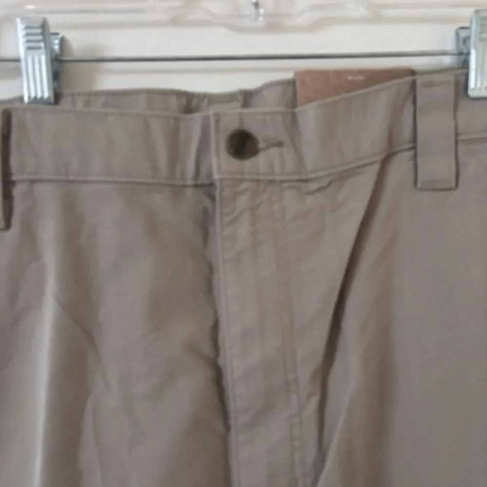 NWT Mens Carhartt Loose Fit Canvas‎ Utility Shorts 40 Khaki Workwear USA Grunge
